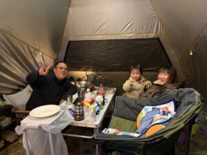 yellow CAMPING